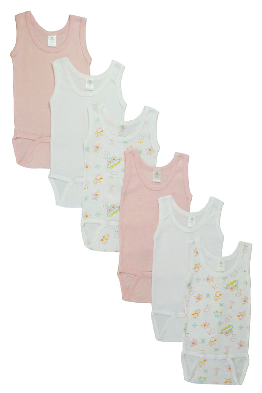 Girls Tank Top Onezies 6 Pack