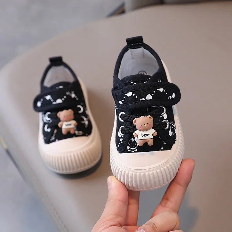 Children Shoes Spring Autumn Antiskid Soft Sole Kids Canvas Shoes Breathable Board Shoes for Girl Sneakers Niños Lienzo Zapato