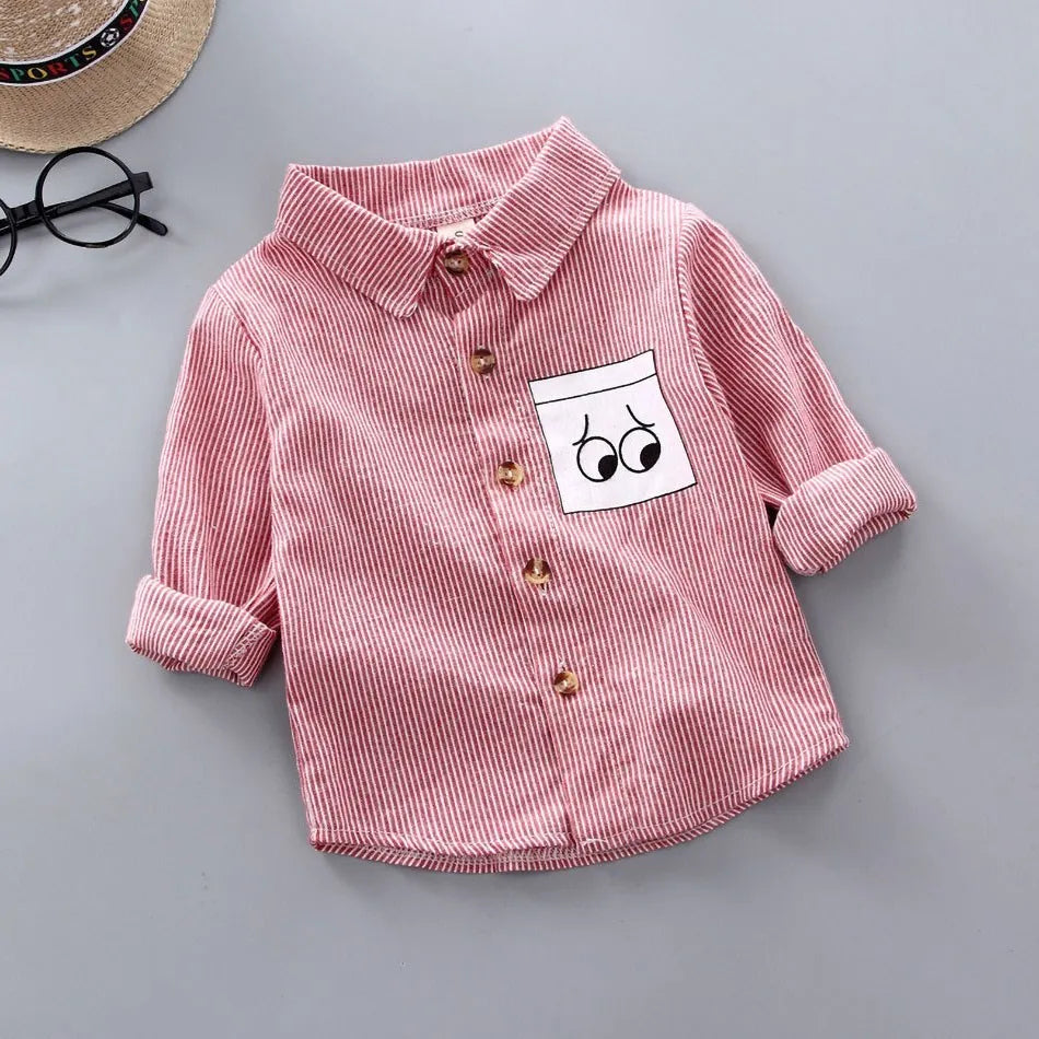 2024 Korean Fashion Children Tops Boys Buffalo Plaid Flannel Shirt Baby Casual Shirt Outerwear Clothes Autumn Girls Blouses 0-5T