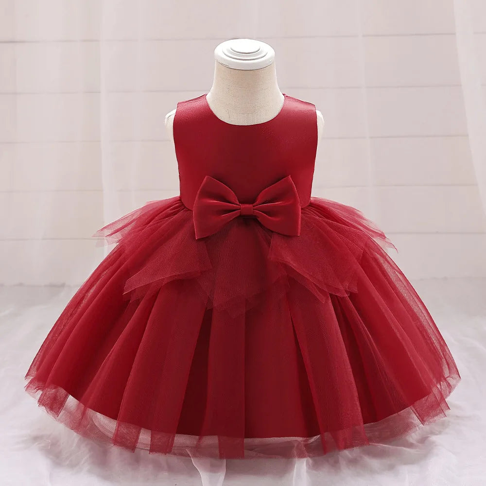 Girls Party Dress 4 Colors 4Y-7Y Kids Ball Gown Wedding Birthday Piano Dresses Princess Evening Skirt Children Costume Wholesale