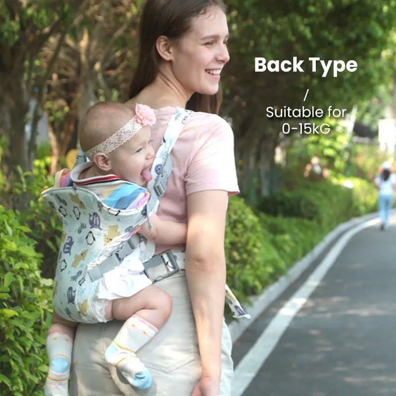 Multi-Functional Baby Carrier Front Carry Horizontal Waist Stool Newborn Carriers Breathable Adjustable Ergonomic Babies Items