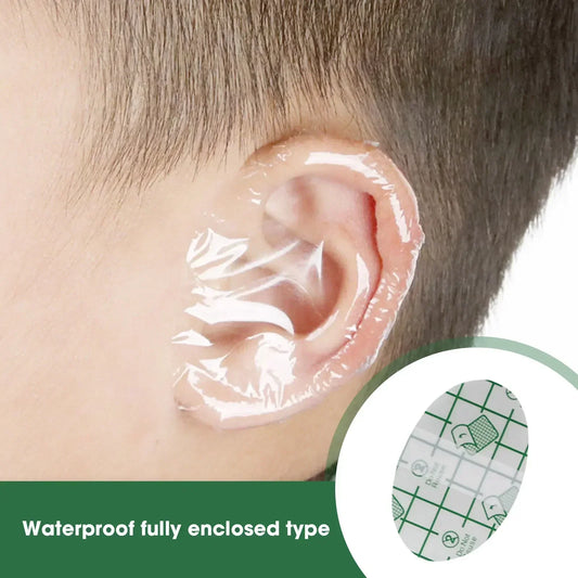 10/20/100pcs Disposable Ear Protection Stickers Bathing Swimming Earmuffs Water Baby Shampoo Ear Water Prevention Ear Stickers