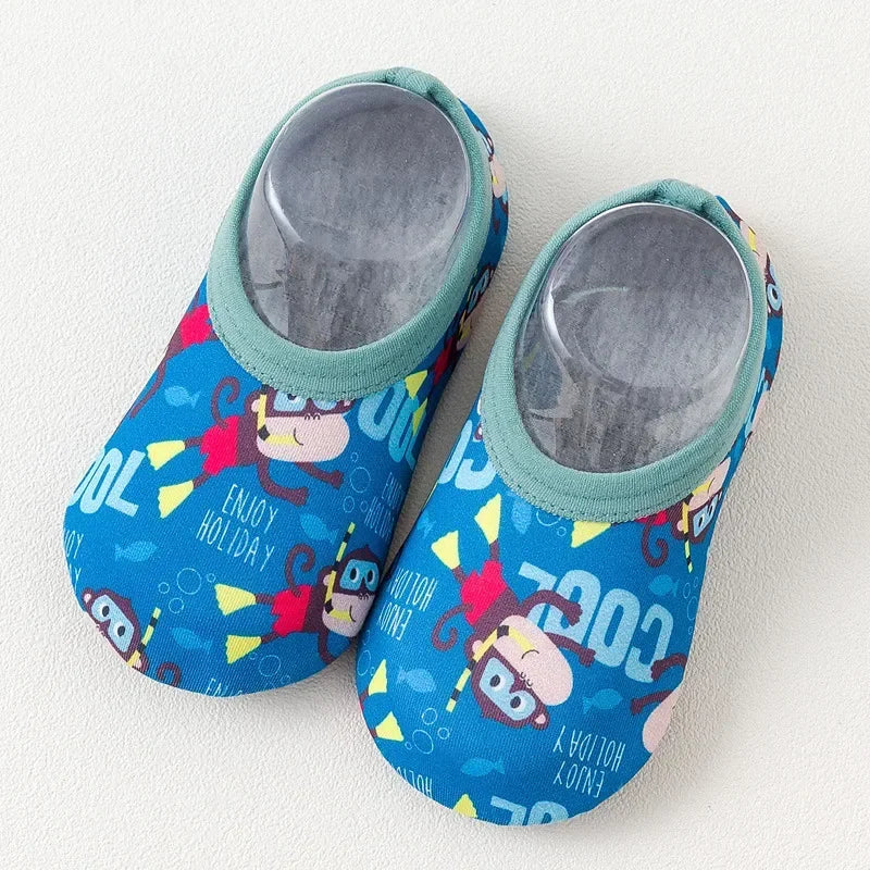 Children Swimming Surf Sports Sneakers Summer Thin Anti-slip Aqua Swim Floor Socks Baby Kids Cartoon Pool Beach Water Shoes