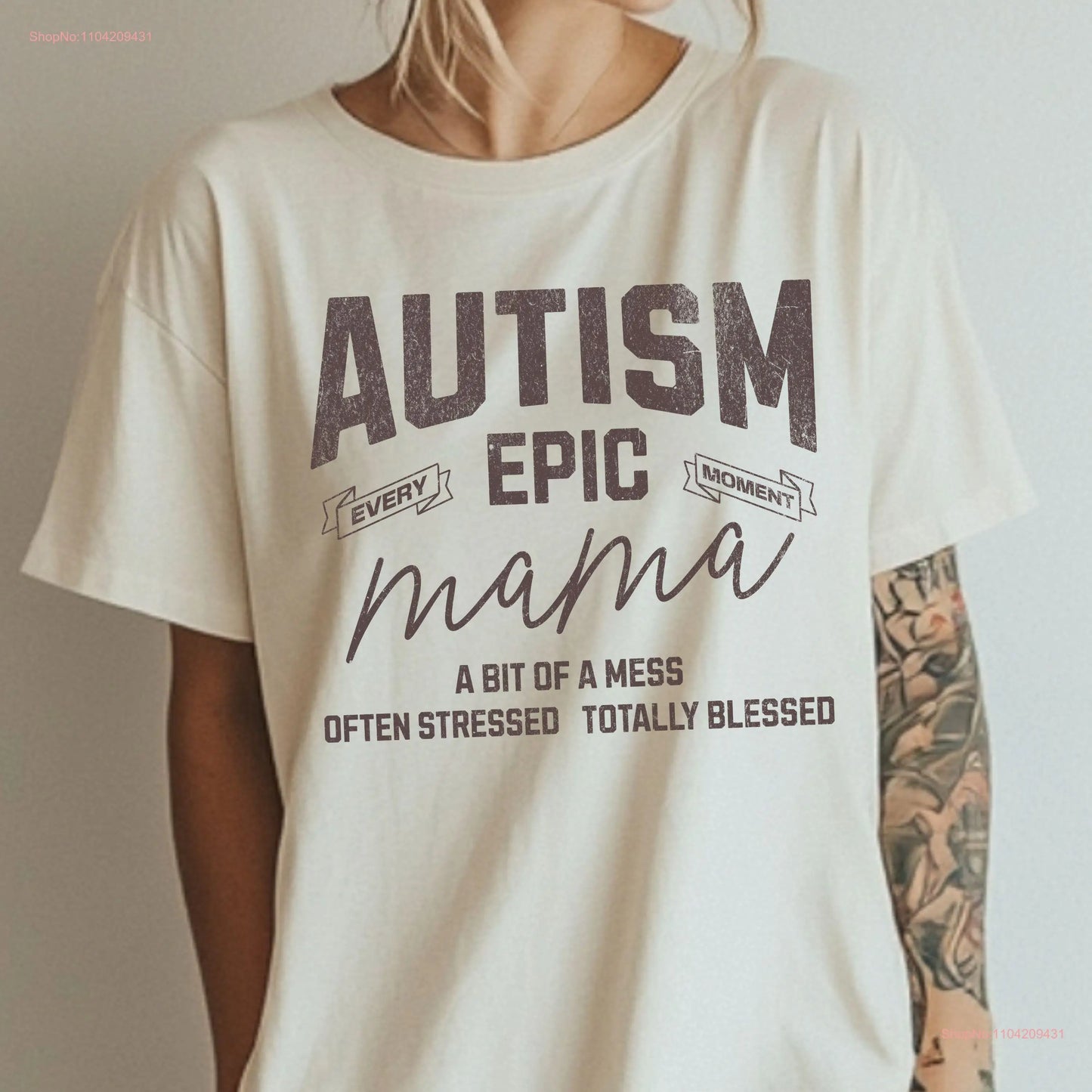 Proud Autism Mama Awareness T shirt Special Needs Mom Teacher Neurodivergent Occupational Therapist Holiday Birthday